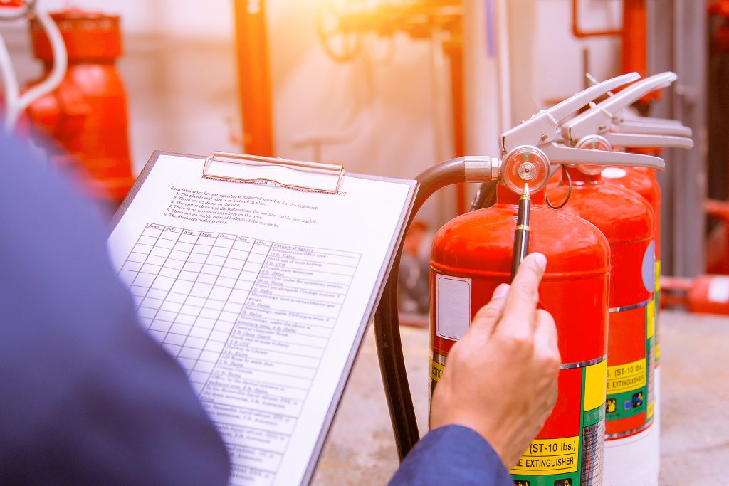 Fire safety training