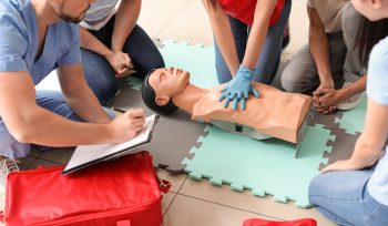 First aid training